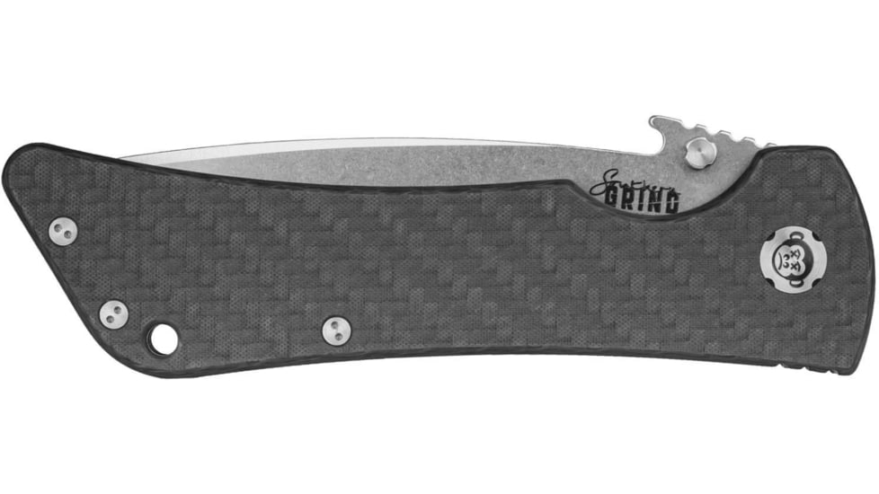 Southern Grind Bad Monkey Folding Knife, 4.0 in, 14C28N Blade Steel, Tanto Plain Blade, Jade Ghost G10 Handle, SG02050009