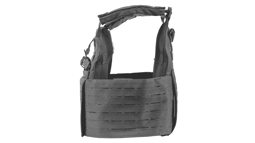 Spartan Armor Systems AR550 Level III+ Medium ESAPI Achilles Package, 9.5in x 12.5in, Single-Curved, Encapsaloc, Black, SAAR55095x125SHSCFCPKGACBK