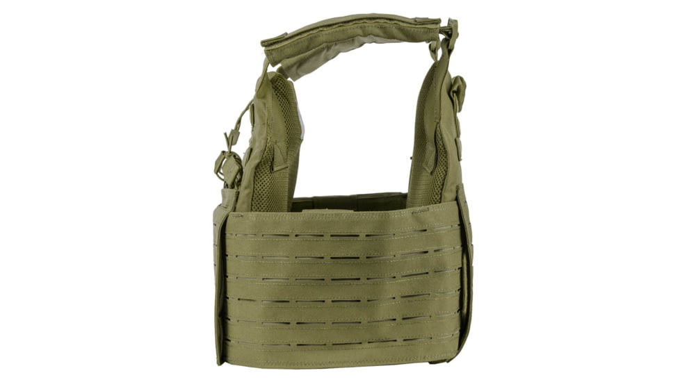 Spartan Armor Systems AR550 Level III+ Medium ESAPI Achilles Package, 9.5in x 12.5in, Single-Curved, Encapsaloc, OD Green, SAAR55095x125SHSCFCPKGACOD