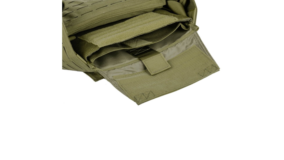 Spartan Armor Systems AR550 Level III+ Medium ESAPI Achilles Package, 9.5in x 12.5in, Single-Curved, Encapsaloc, OD Green, SAAR55095x125SHSCFCPKGACOD
