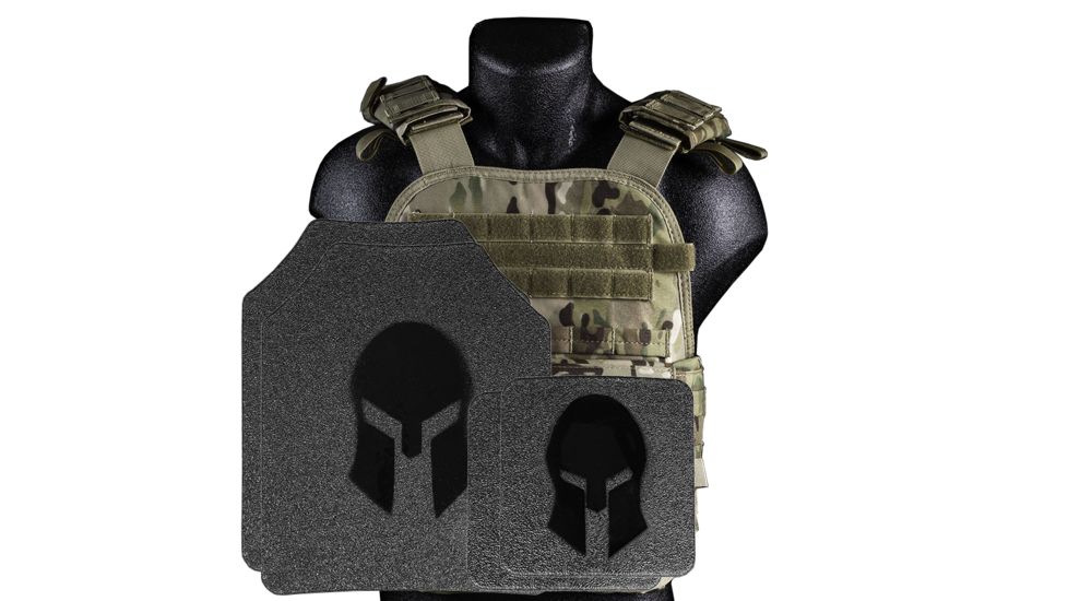 Spartan Armor Systems Armor/condor Defender Extra Large Plate Carrier And Omega AR500 Body Armor Platform Single Curve, Base Coat, Multi-Cam, 2XL-4XL SAS-PKG500-DFPC-MC-KIT