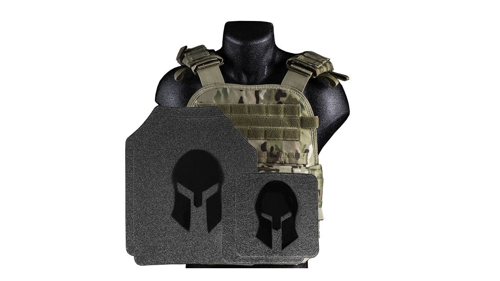Spartan Armor Systems Armor/condor Mopc Plate Carrier And Omega AR500 Body Armor Platform Single Curve, Base Coat, Multi-Cam, Medium-2XL SAS-PKG500-MOPC-MC-KIT