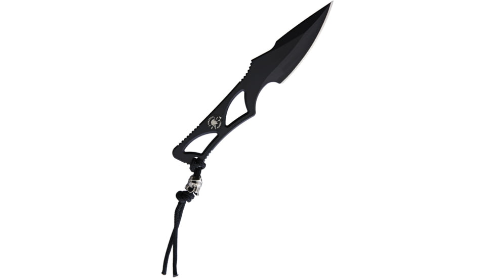 Spartan Blades Enyo Fixed Blade Black Knife, 2.75 black coated AUS-8A stainless blade, One-piece construction, SBBL2BK
