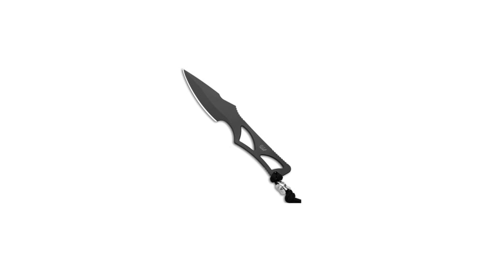 Spartan Blades Spartan Blades Enyo Knife Fixed Blade Neck EDC 2.69" Black Plain SB2, Black, CPM S45VN, adult, BHQ-9988