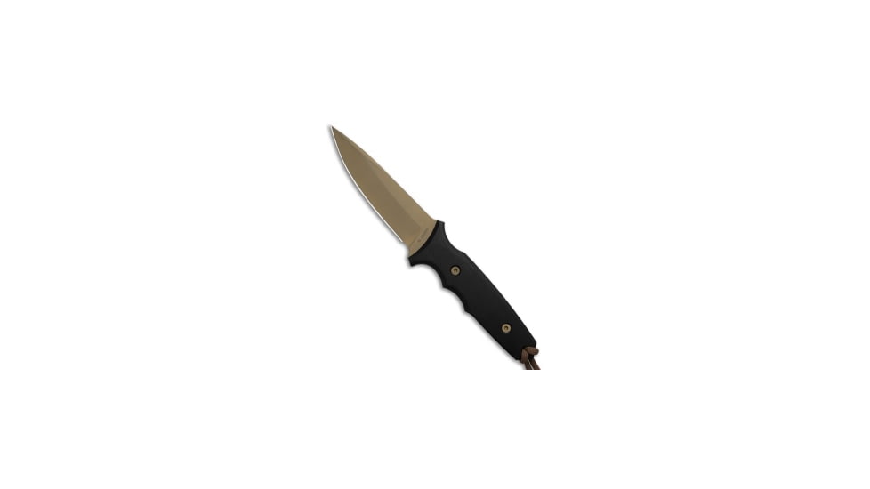 Spartan Blades Spartan Blades Harsey TT Fixed Blade Knife Black Micarta 4.5" FDE, Black, CPM S45VN, adult, BHQ-91487