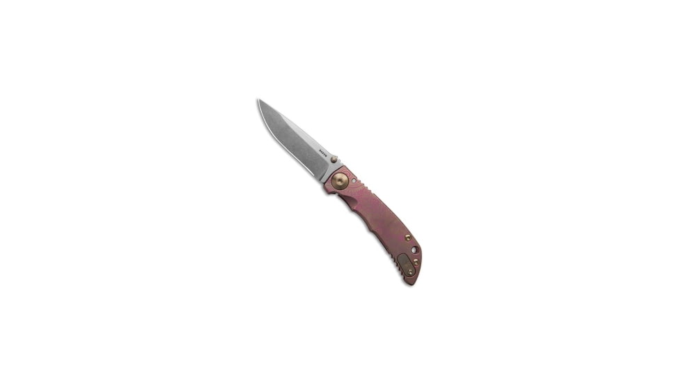 Spartan Blades Spartan Blades Mini Harsey Folder Frame Lock Paisley Custom 3.25" SW, Pink, CPM S45VN, adult, BHQ-198149