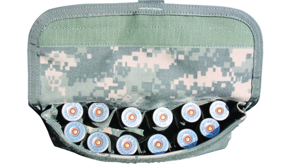 Spec-Ops 12 Round Shotshell Pouch, ACU - Military Camouflage