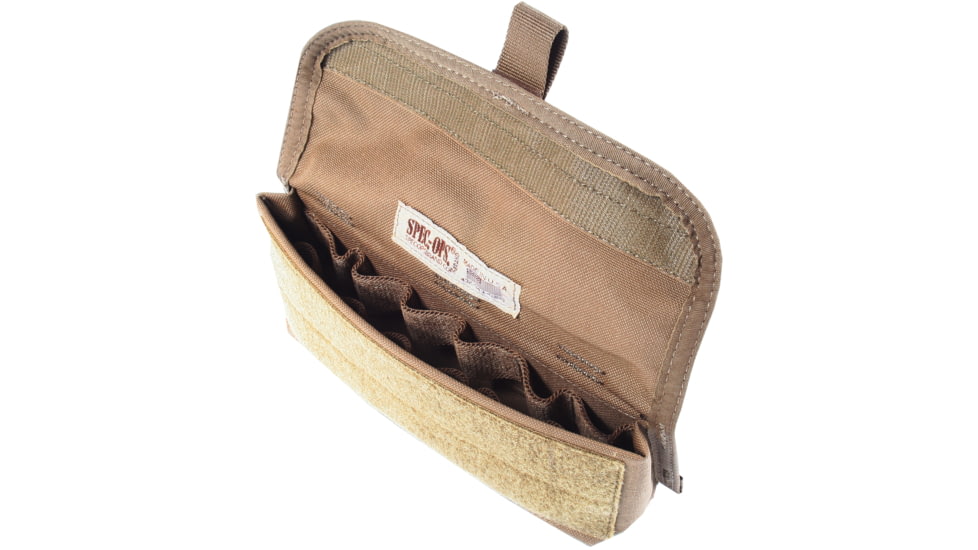 Spec-Ops 12 Round Shotshell Pouch, CYB - Coyote Brown