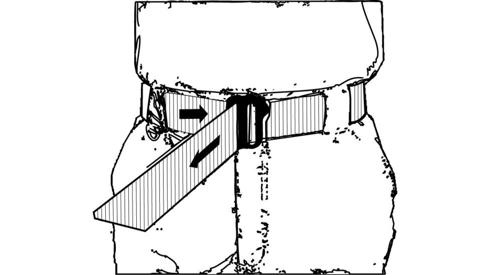 Spec-Ops Better BDU Belt (Reg.), 1.5 BK - Black