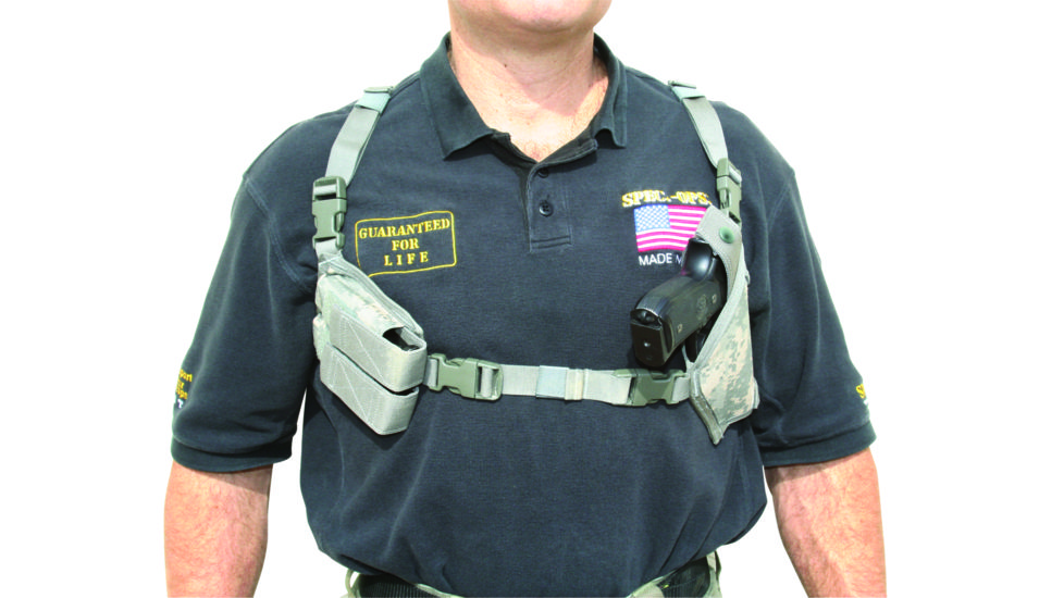 Spec Ops Shoulder Holster, Army Universal Camo, Ambidextrous - Beretta M9, Fits Glock &amp; Similar