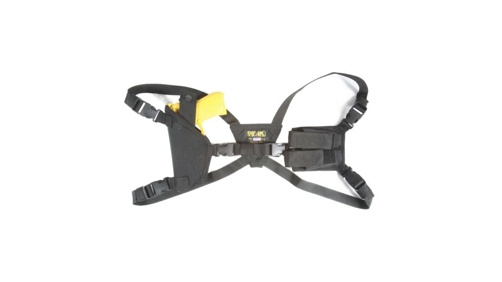 Spec Ops Shoulder Holster, Black, Ambidextrous - Beretta M9, Fits Glock &amp; Similar