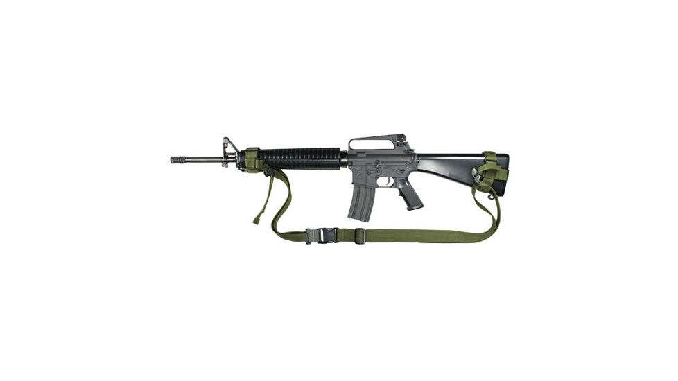 Specter Gear 2 Point Tactical Sling w/ERB, Armed Forces Package - Fits M-16A2/M-4 - Olive Drab
