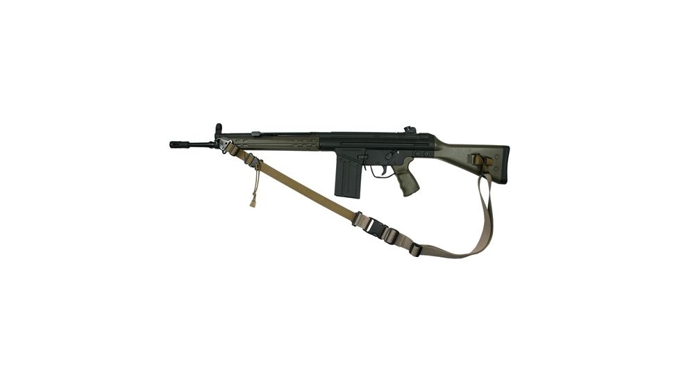 Specter Gear 2 Point Tactical Sling, HK MP5 HK91 HK93 HK53, Ambidextrous, w/ ERB - Coyote