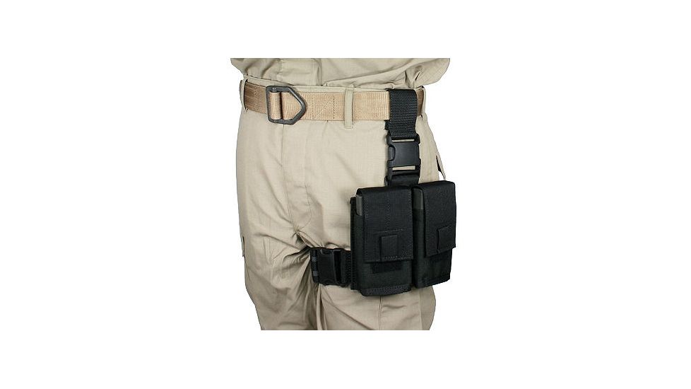 Specter Gear 7.62NATO 2 Mag Tactical Thigh Rig,Black 681 BLK