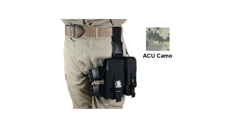 Specter Gear AR-15/M-16 Magazine Tactical Thigh Rig for Four 30rd Mags - ACU Camo