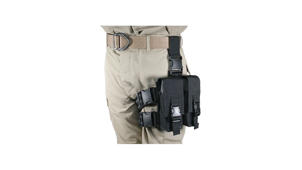 Specter Gear AR-15/M-16 Magazine Tactical Thigh Rig for Four 30rd Mags - Black