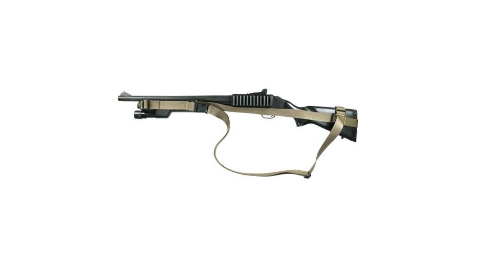 Specter Gear CQB Sling, Mossberg 500 reduced length of pull stock, Ambidextrous, w/ ERB - Coyote