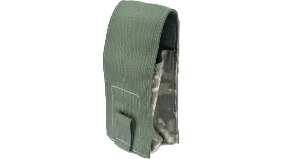 Specter Gear Double 30rd. 5.56mm Single Retention Magazine Pouch, MOLLE Compatible - ACU Camo