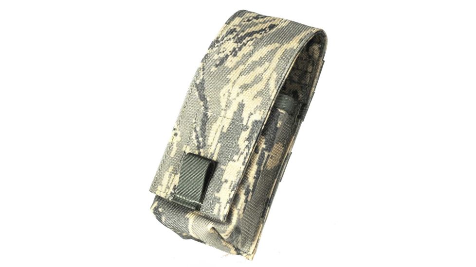 Specter Gear Double 30rd. 5.56mm Single Retention Magazine Pouch, MOLLE Compatible - Air Force Tiger Stripe, 309-ABU