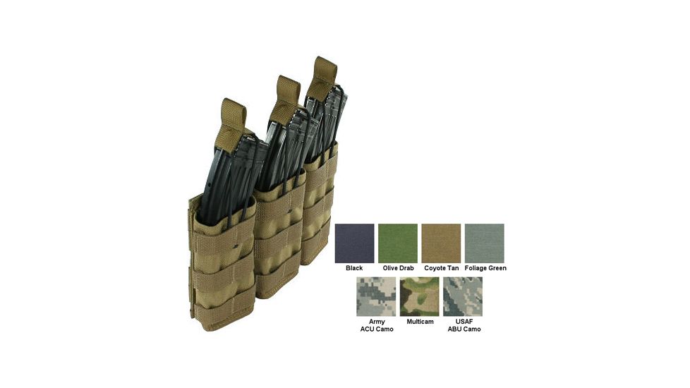 Specter Gear Modular Triple Ak 47 30rd Rapid Reload Mag Pouch Holds 3 Multicam 650mult