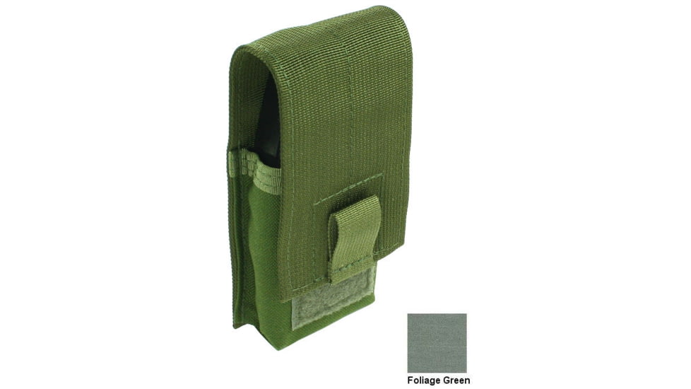 Specter Gear MOLLE Compatible Single Ruger Mini-30 20-Round 7.62x39mm Magazine Flapped Mag Pouch, Foliage Green, 1195 FG