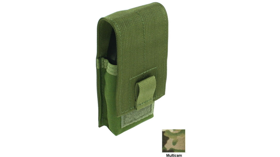 Specter Gear MOLLE Compatible Single Ruger Mini-30 20-Round 7.62x39mm Magazine Flapped Mag Pouch, MultiCam, 1195 MULT