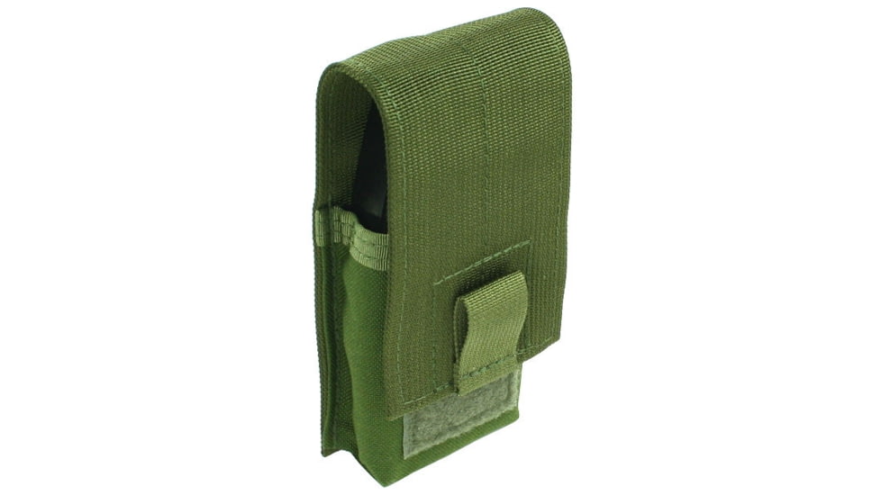 Specter Gear MOLLE Compatible Single Ruger Mini-30 20-Round 7.62x39mm Magazine Flapped Mag Pouch, OD Green, 1195 OD