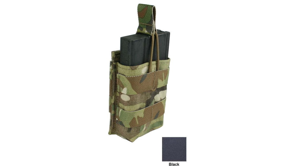 Specter Gear MOLLE Single 20rd 7.62x51mm Magazine Rapid Reload Magazine Pouch, Black, 1132 BLK