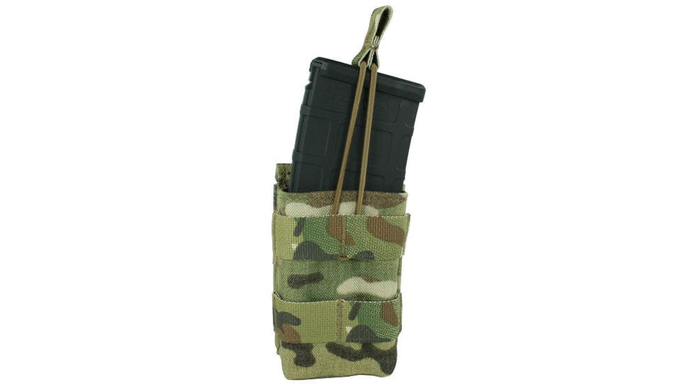 Specter Gear MOLLE Single 30rd 5.56mm Magazine Rapid Reload Mag Pouch, Multicam, 1130 MULT