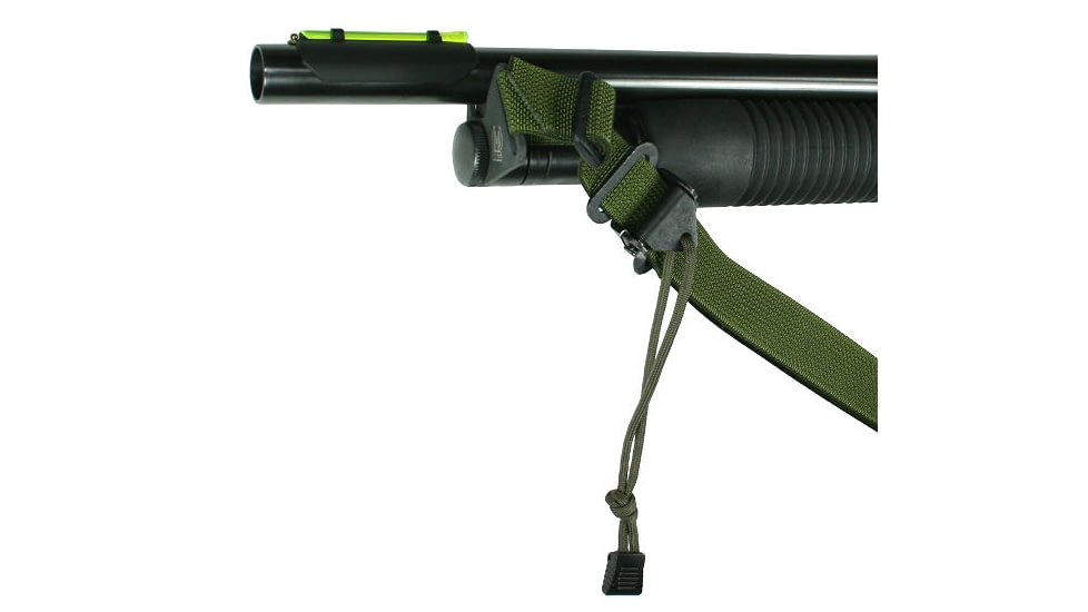 Specter Gear Raider 2 Point Tactical Sling, Mossberg 500 / Maverick 88, Magpul SGA Stock, Braided Lanyard, Emergency Release, Olive Drab Green, 775 OD-ERB-BL