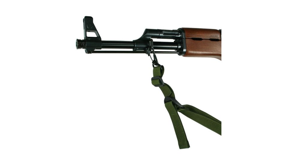 Specter Gear Raptor 2 Point Tactical Sling for AK-47 w/Fixed Stock, Large Diameter, Black 944 0005 BLK-ERB