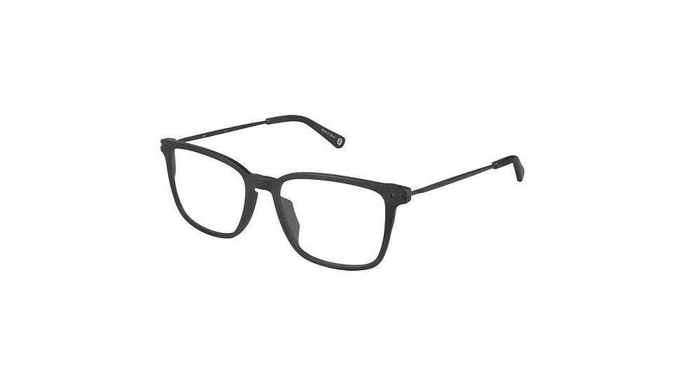 Sperry Top-Sider Nauset Single Vision Prescription Eyeglasses - Frame Black / Navy, Size 52/17mm SPNAUSET01