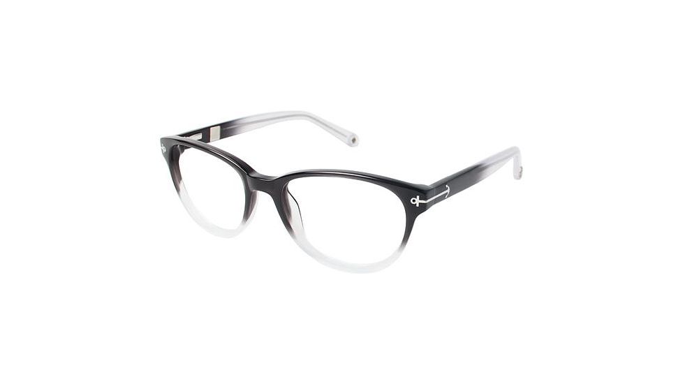 Sperry Top-Sider TISBURY Single Vision Prescription Eyeglasses - Frame Black / Fade, Size 52/16mm SPTISBURY01