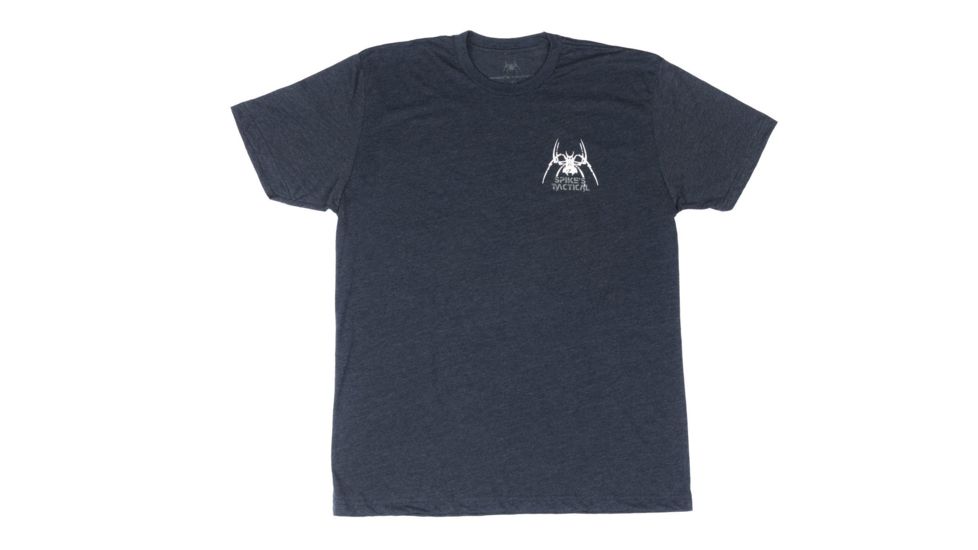 Spikes Tactical Mens - T-Shirt - Tactical Spider, Midnight Navy, 2XL SGT1076-2X
