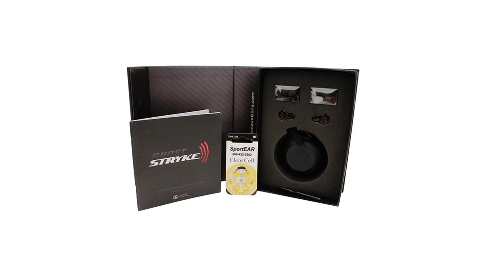 SportEar Ghost Stryke Hearing Amplifier, Black 196003