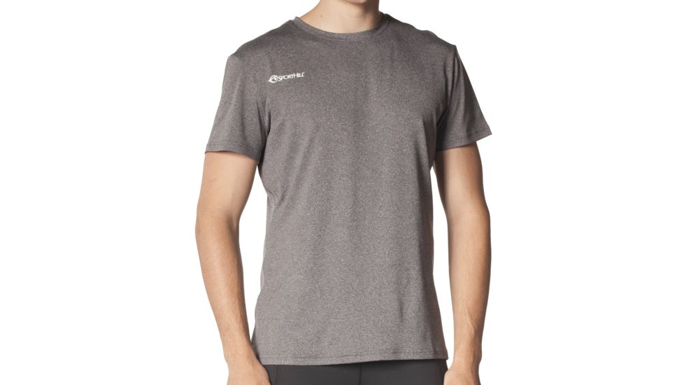 SportHill TempTech Tee - Mens-IronBlack-Large