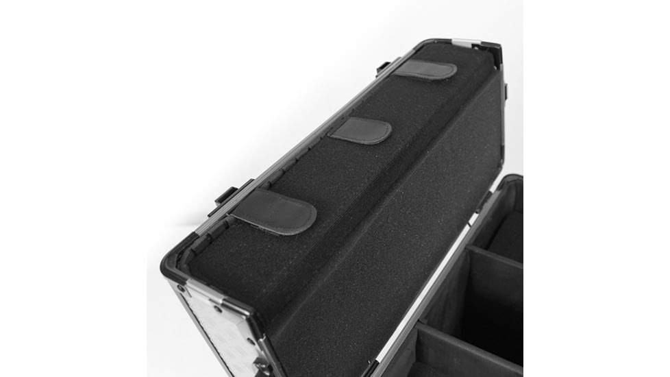 Sportlock AlumaLock Double-Topped Handgun Range Case,12.4x13.2x9.3in,Gray 00012G