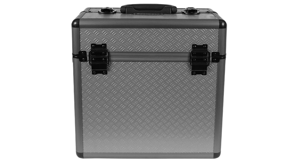 Sportlock AlumaLock Double-Topped Handgun Range Case,12.4x13.2x9.3in,Gray 00012G