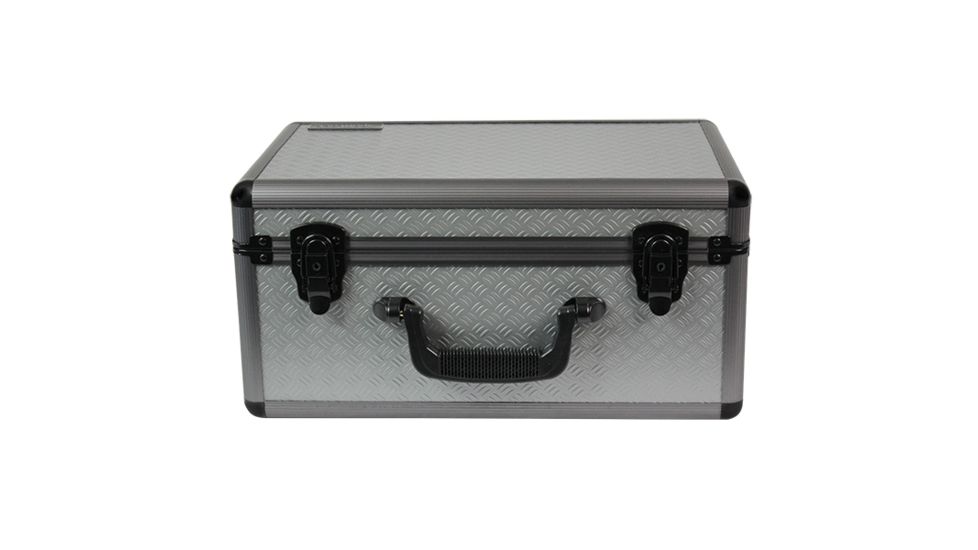 Sportlock AlumaLock Quickdraw Quad Handgun Case,9.6x14.1x5.1in,Gray 00004G