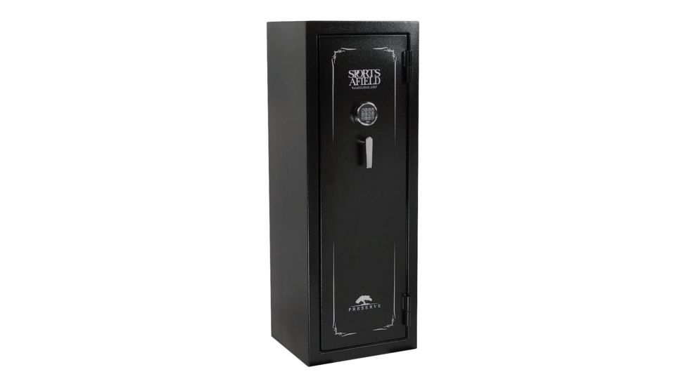 Sports Afield Preserve Series Fire Rated Gun Safe, Black Texture, 55H x 20W x 17D, SA5520P