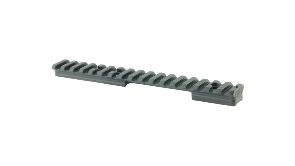 Spuhr Remington 700 Extended Scope Base, Short Action, 0 MOA, Black 7340150706319