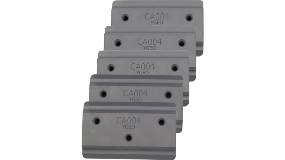 Spuhr SICS Weight Chassis Kit, Interior, 5-Pack, Silver, CA0045