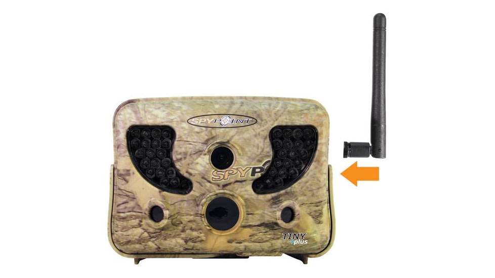 Spy Point Tiny Plus 10MP Invisible LED HD Trail Camera w/Time-Lapse and Multi-shot, Camo Tiny Plus