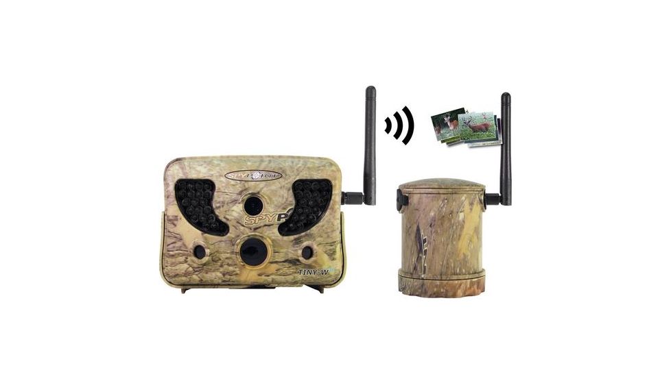 Spy Point Tiny-WBF 8MP Trail Camera w/Wireless Access and Time-Lapse/Multi-shot, Camo Tiny-WBF