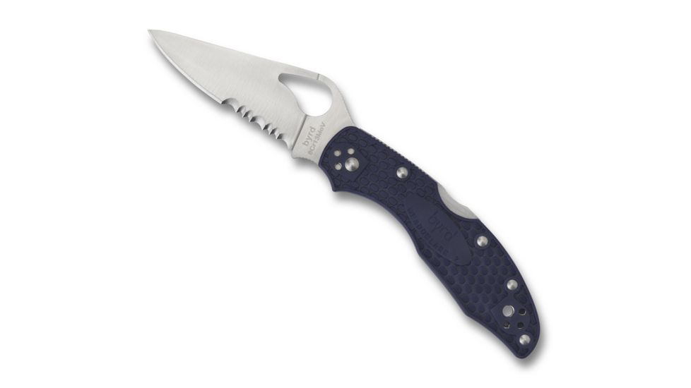 Spyderco Byrd Meadowlark2 Blue Frn Plainedge, BY04PSBL2