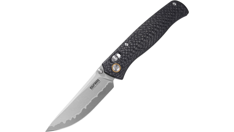 SRM Knives 255L Ambi Lock CF, SRM255LCB2