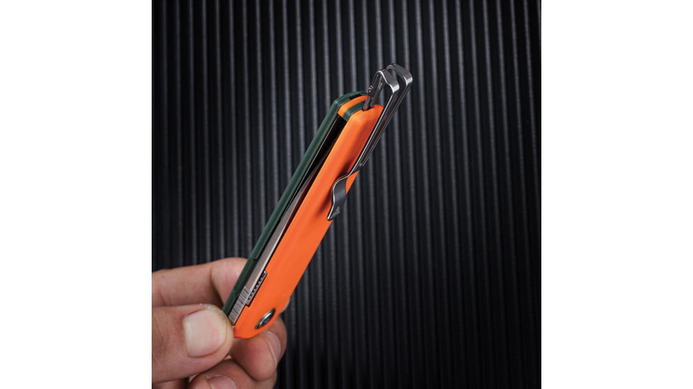 SRM Knives Qrick Linerlock Green/Org, SRM408LGX