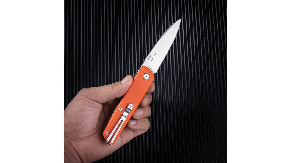 SRM Knives Qrick Linerlock Green/Org, SRM408LGX