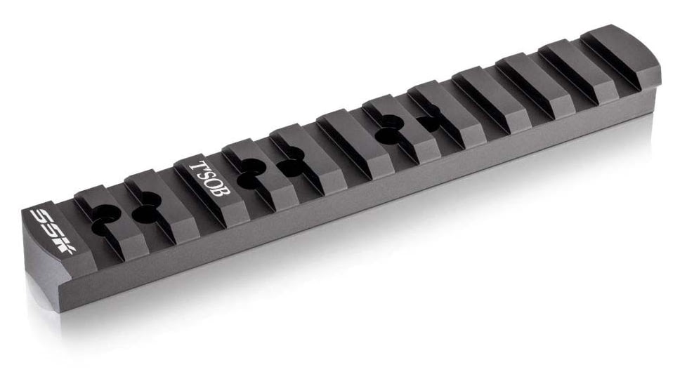 SSK Firearms Scope Base, Contender, TSOB, Picatinny, 0 MOA, Matte, Black, SBC10132
