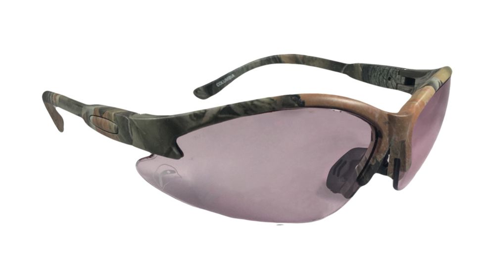 SSP Eyewear Bullchukar Sportsman Hunting Glasses, Camo Frame, Rose Anti-Fog Lens 011711955503